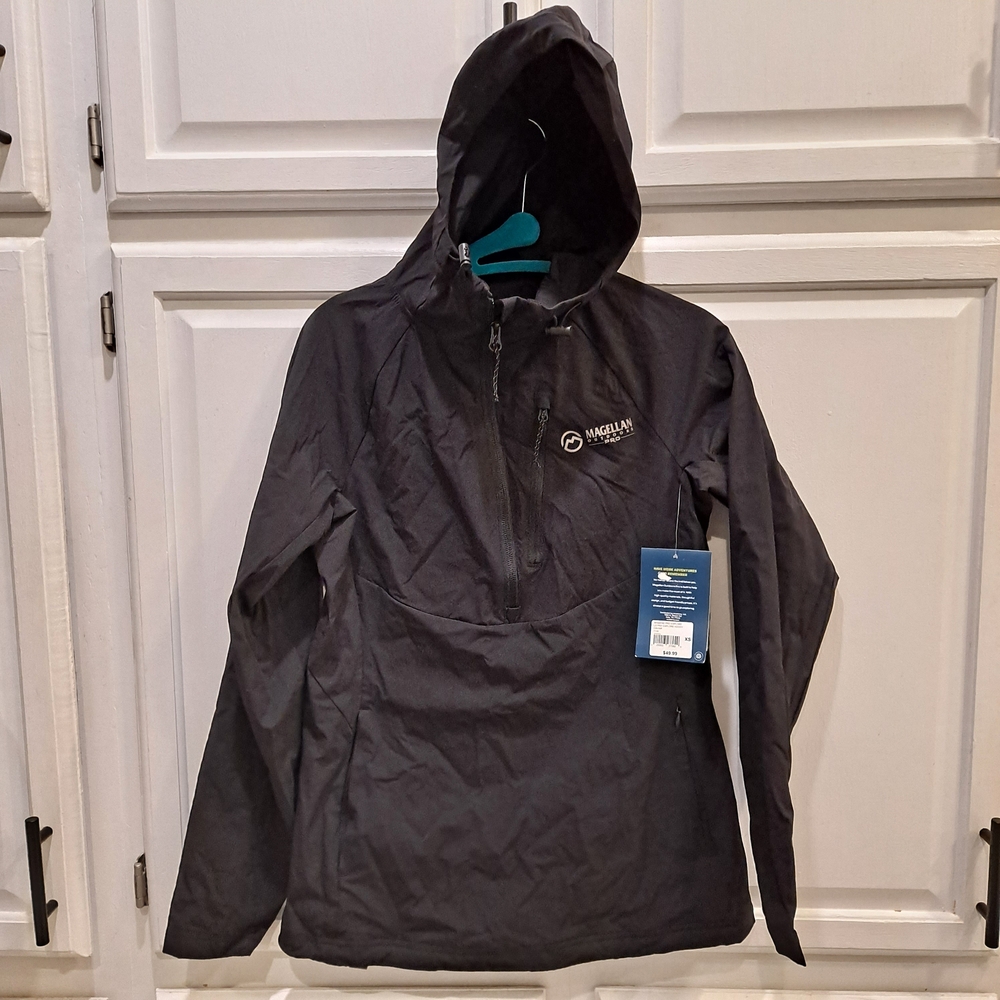 Magellan Outdoors Pro Black Hooded Jacket XS